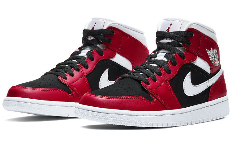 (WMNS) Air Jordan 1 Mid 'Gym Red Black' BQ6472-601