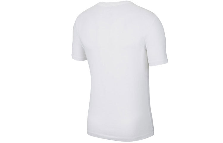 Air Jordan Casual Sports Round Neck Logo Short Sleeve White CT3707-100