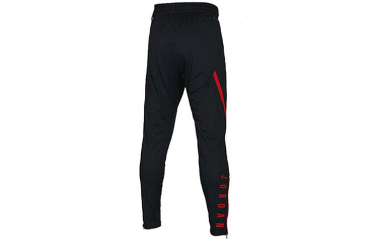 Men's Air Jordan 23 Alpha Dri-fit Training Slim Fit Sports Pants/Trousers/Joggers Black Red 889712-011