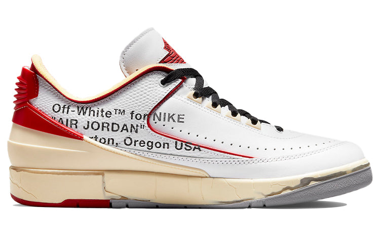 Air Jordan 2 Retro Low SP x x Off-White 'White Varsity Red' DJ4375-106