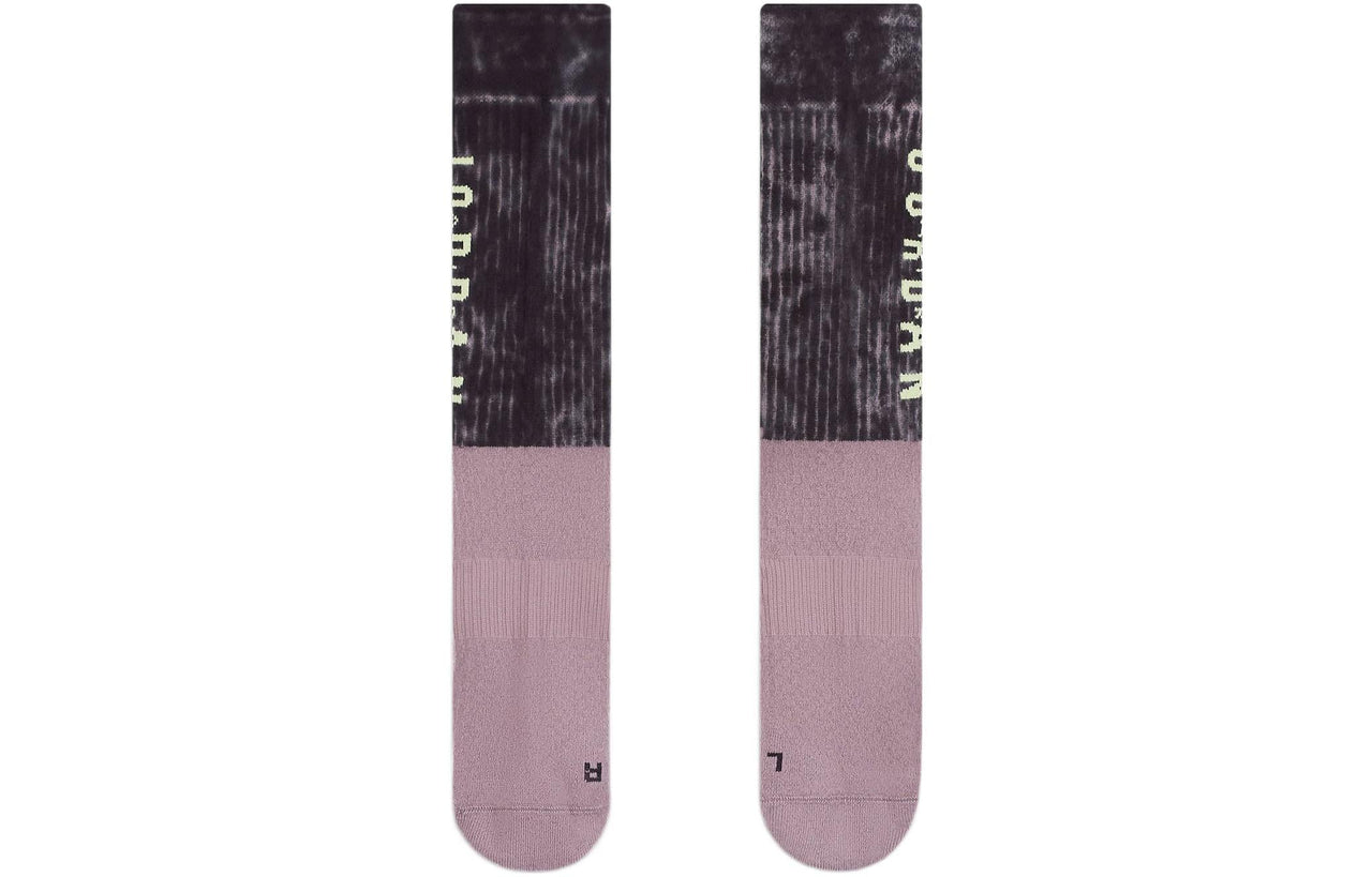 Air Jordan Legacy Sport DNA Tie Dye Alphabet Athleisure Casual Sports Socks Couple Style One Pair Pink SK0028-500