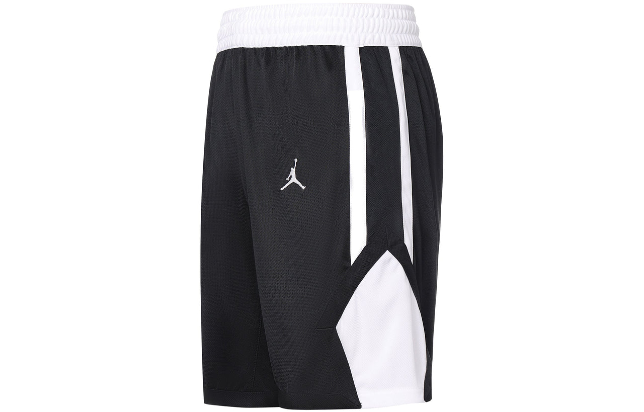 Air Jordan Breathable Basketball Shorts Men's Black And White AR4322-012