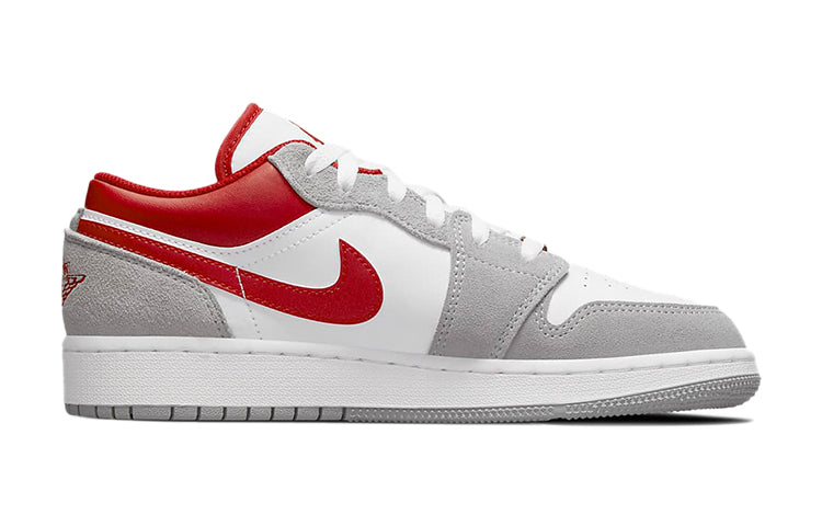 (GS) Air Jordan 1 Low SE 'Light Smoke Grey Gym Red' DM0589-016