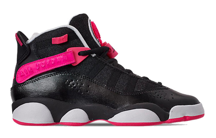 (GS) Air Jordan 6 Rings 'Black Pink' 323399-061