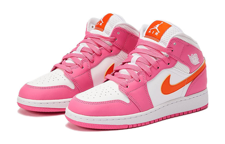 (GS) Air Jordan 1 Mid 'Pinksicle Orange' DX3240-681