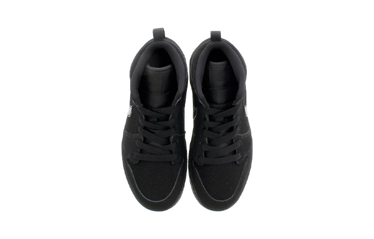 (PS) Air Jordan 1 Mid 'All Black' 640734-056