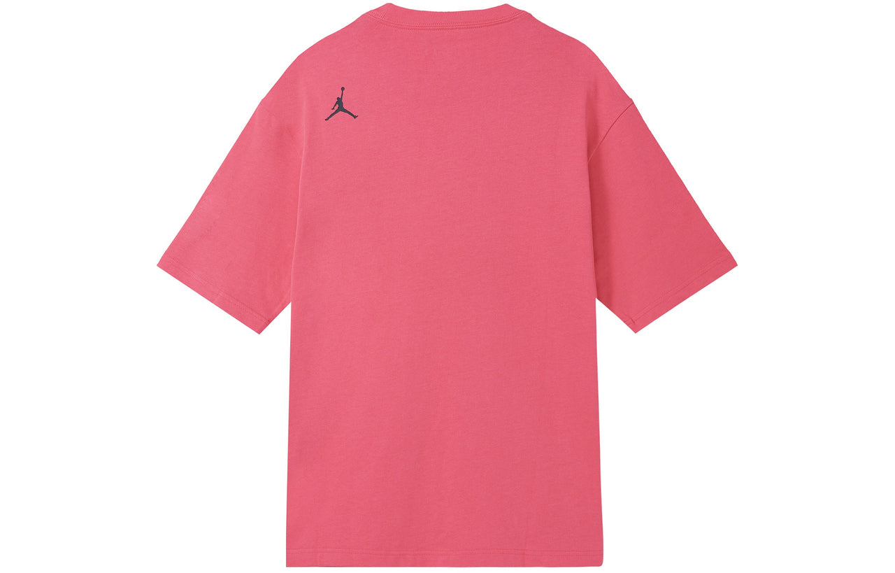 Men's Air Jordan SS22 23 ENGINEERED Printing Short Sleeve Light Red T-Shirt DH8914-648