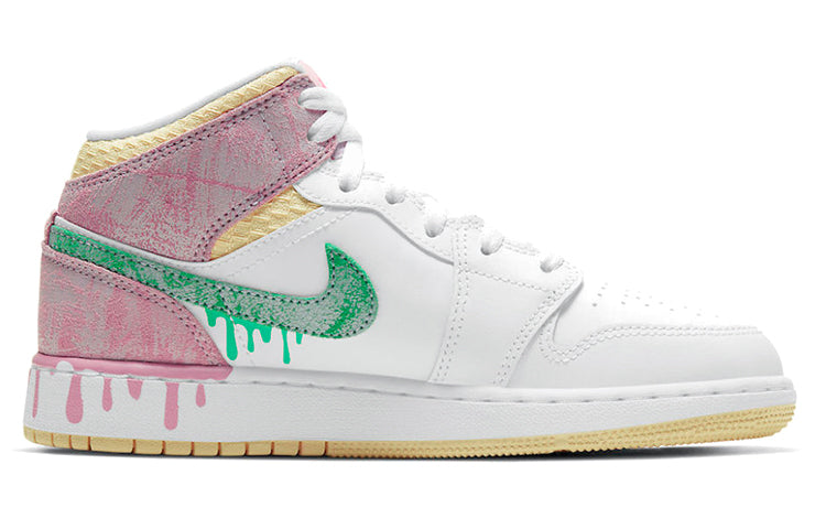 (GS) Air Jordan 1 Mid SE 'Ice Cream' DD1666-100