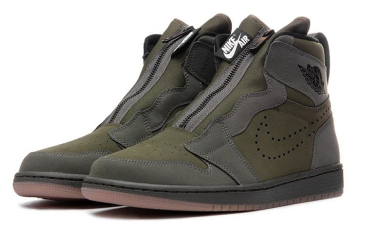 Air Jordan 1 High Zip 'Olive Canvas' AR4833-300