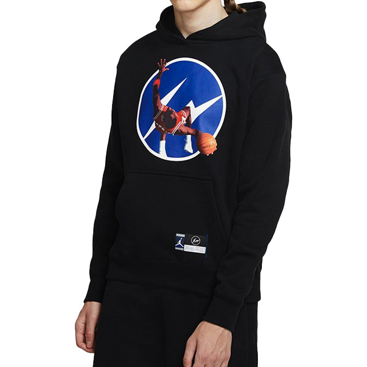 Air Jordan x Fragment Image Pullover Hoodie 'Black/Reflective Silver' DA2991-010