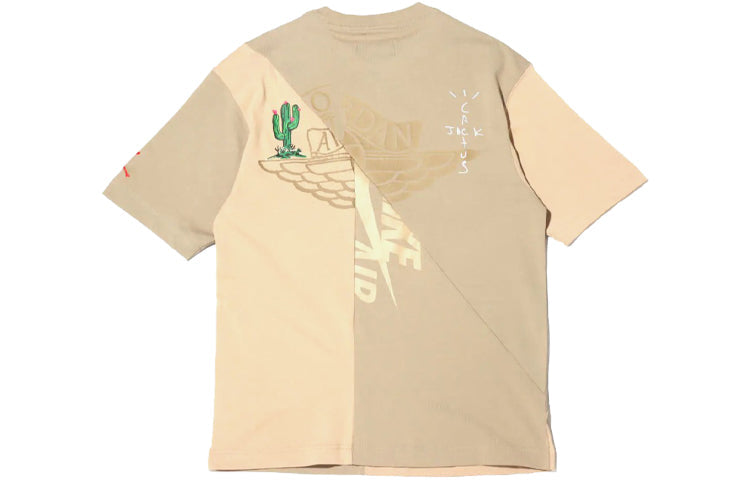 Air Jordan x Travis Scott Short-Sleeve Top 'Beige Tan' CW3168-247