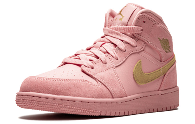 (GS) Air Jordan 1 Mid SE 'Coral Stardust' BQ6931-600