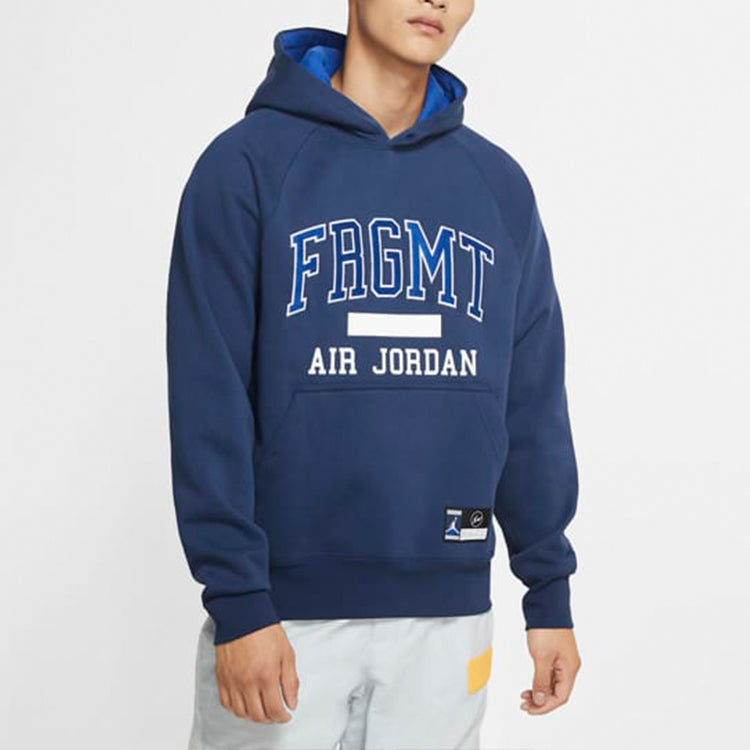 Air Jordan x Fragment Design FW Pullovers Street Style Collaboration Long Sleeves Men Blue DA2984-414