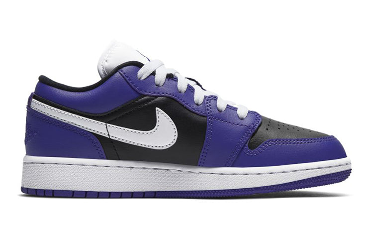 (GS) Air Jordan 1 Low 'Black Court Purple' 553560-501