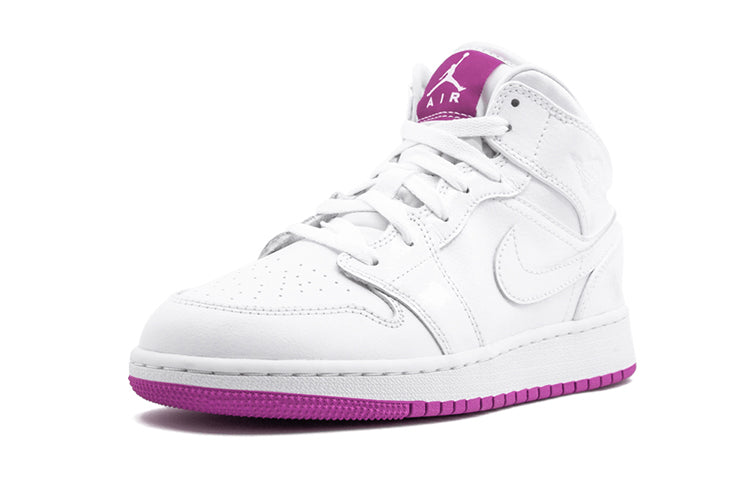 (GS) Air Jordan 1 Mid 'Fuchsia' 555112-100