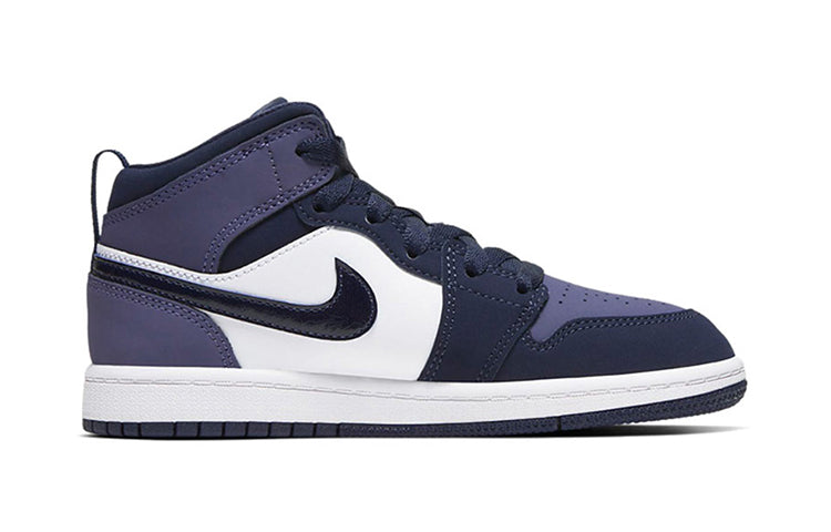 (PS) Air Jordan 1 Mid 'Sanded Purple' 640734-445