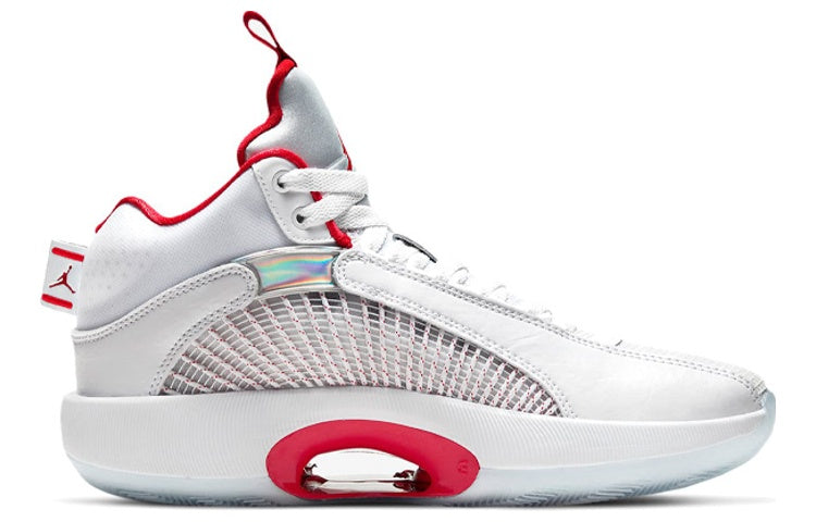 (GS) Air Jordan 35 'White Fire Red' CQ9433-100