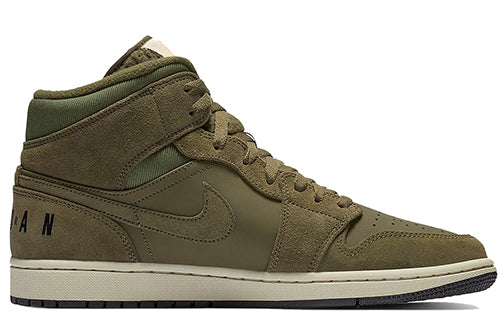 Air Jordan 1 Retro Mid 'Olive Canvas' BQ6579-300