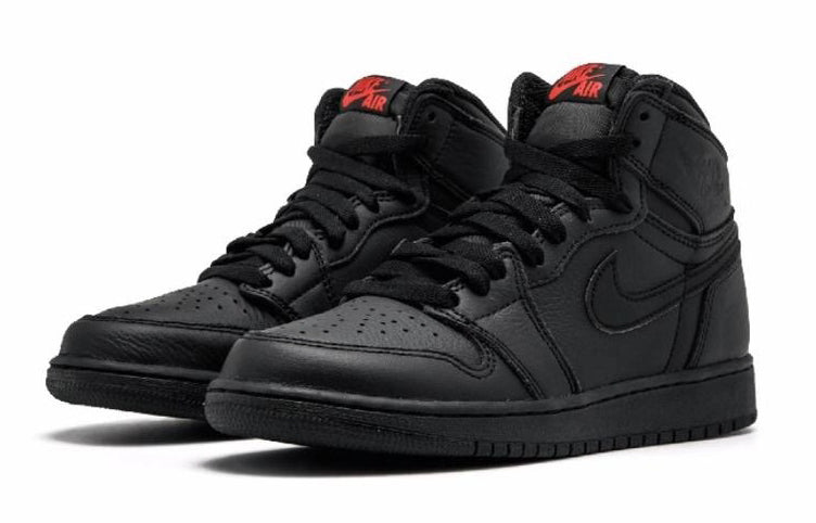 (GS) Air Jordan 1 Retro High OG 'Black University Red' 575441-022