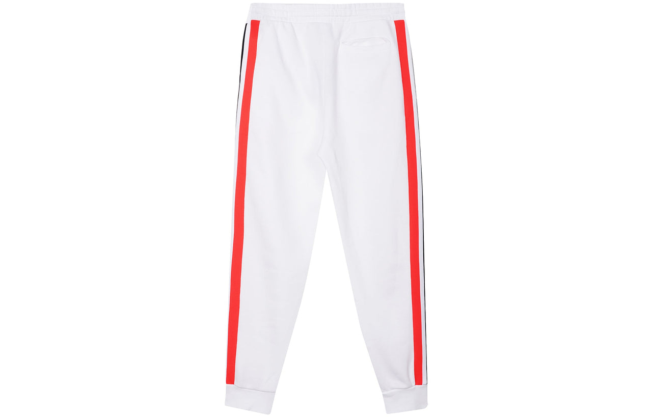 Air Jordan Printing Bundle Feet Basketball Fleece Lined Sports Long Pants White BQ5665-100