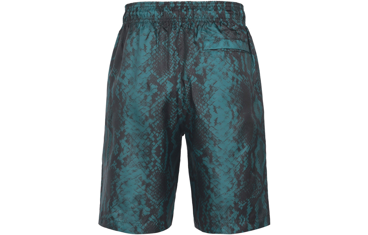 Air Jordan 11 Snakeskin Snake Skin Shorts For Men Blue/Black CI0313-414