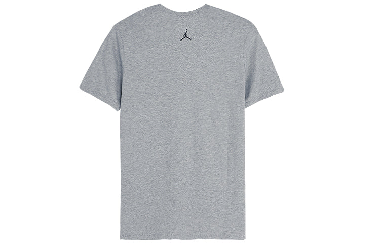 Air Jordan Basketball Printing Short Sleeve T-Shirt 'Grey' 810790-063