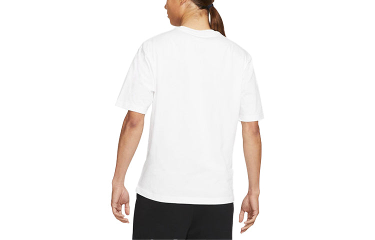 Air Jordan Jumpman 85 Patch Printing Round Neck Sports Short Sleeve White DA9899-100