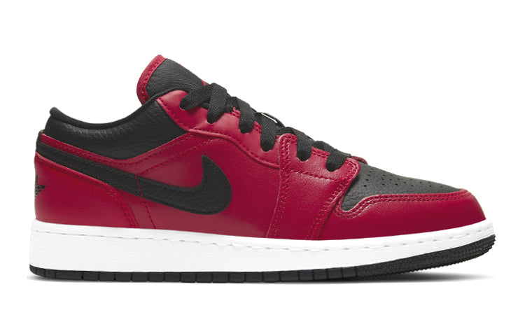 (GS) Air Jordan 1 Low 'Reverse Bred Pebbled' 553560-605