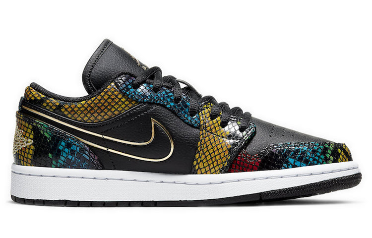 (WMNS) Air Jordan 1 Low 'Multi Snakeskin' CW5580-001