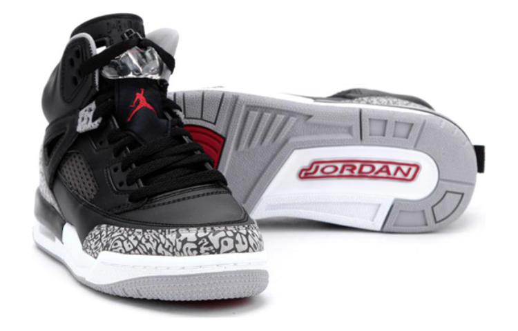 (GS) Air Jordan Spizike 'Black Cement' 317321-034