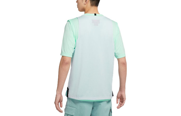 Air Jordan Dri-FIT Sport Logo Sports Breathable Quick Dry Short Sleeve Mint Green DM1832-379