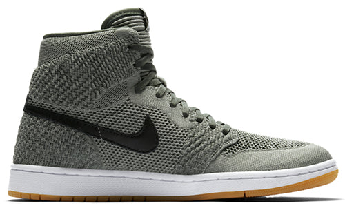 (GS) Air Jordan 1 Retro High Flyknit 'Clay Green' 919702-333