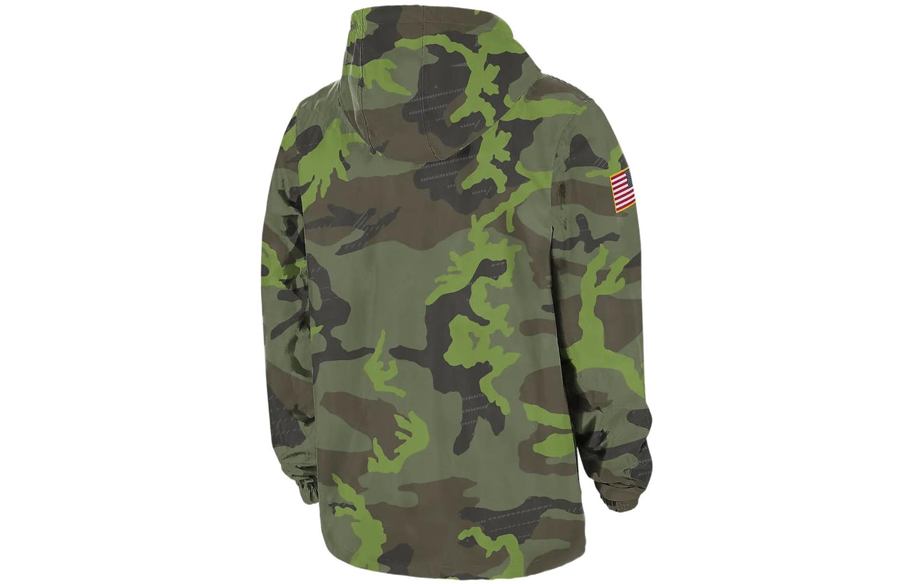 Air Jordan College Jacket 'Green Camo' DQ2233-328