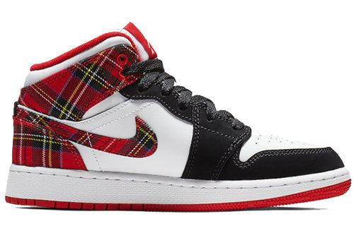 (GS) Air Jordan 1 Retro Mid 'Bad Santa' 554725-607