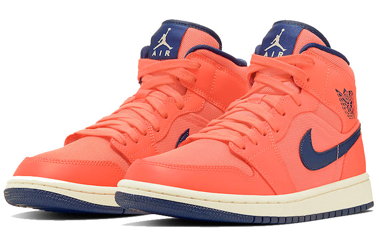 (WMNS) Air Jordan 1 Mid 'Turf Orange' CD7240-804