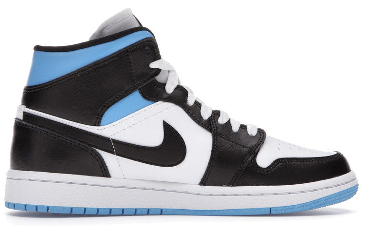 (WMNS) Air Jordan 1 Mid 'University Blue Black White' BQ6472-102