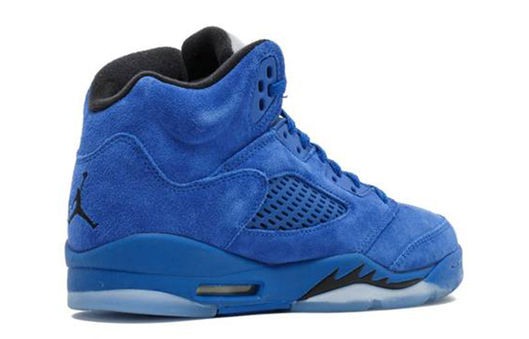 (GS) Air Jordan 5 Retro 'Blue Suede' 440888-401