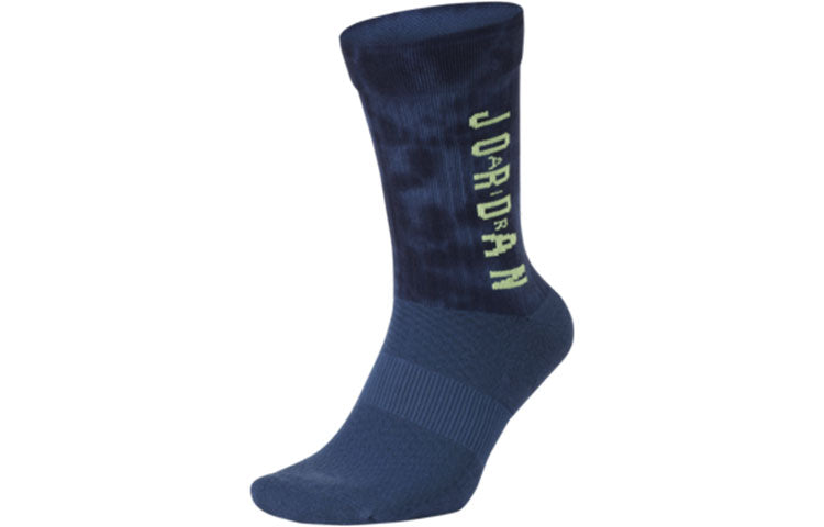 Air Jordan Legacy Sport DNA Tie Dye Alphabet Athleisure Casual Sports Socks Couple Style One Pair Blue SK0028-469