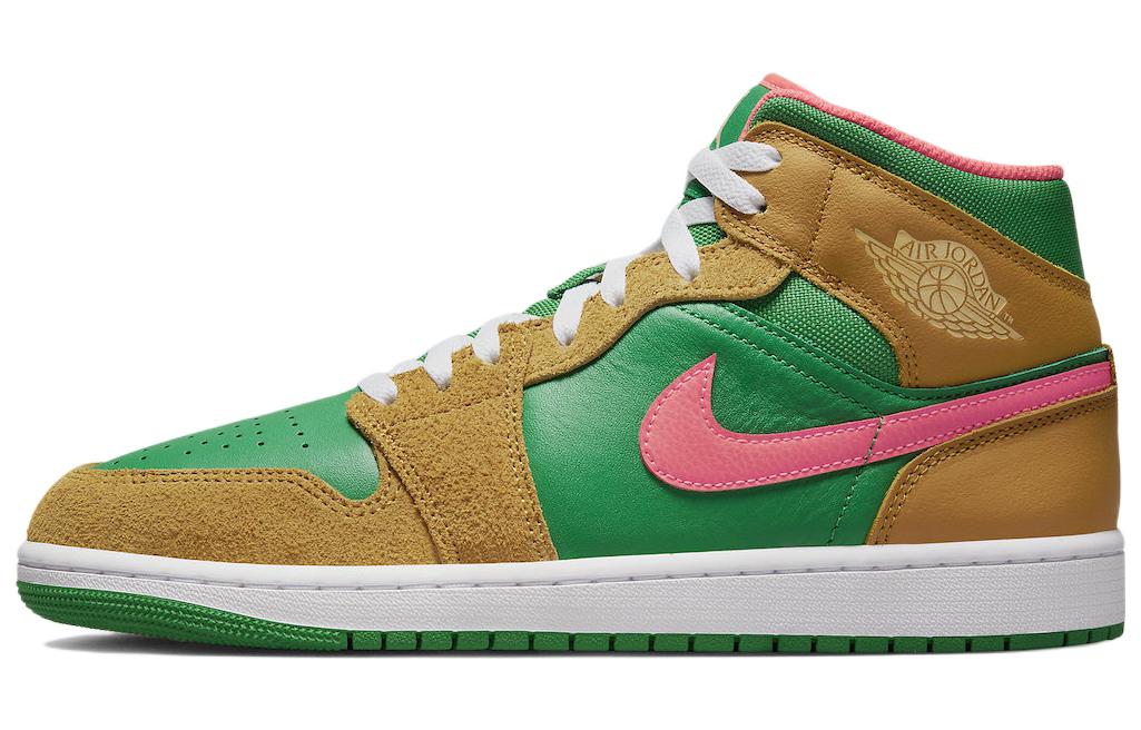 Jordan Air Jordan 1 Mid 'Wheat Watermelon' DX4332-700