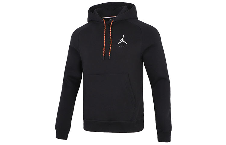 Men's Air Jordan Casual Sports Drawstring Hooded Fleece Lined Black DJ0212-010