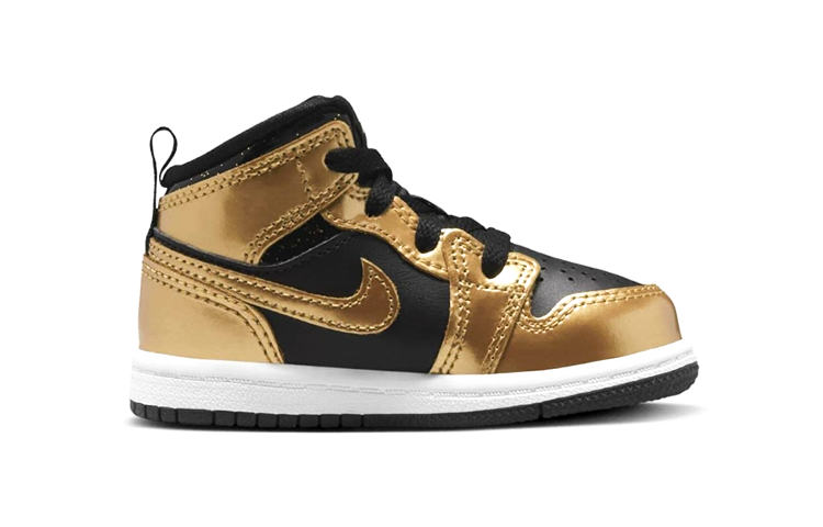 (TD) Air Jordan 1 Mid SE 'Metallic Gold Black' DR6969-071