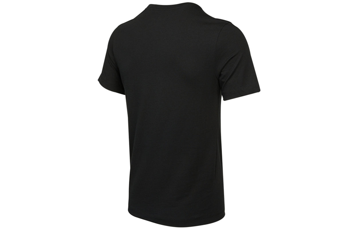 Air Jordan Jumpmanteecrew Casual Sports Breathable Printing Short Sleeve Black DO8905-010