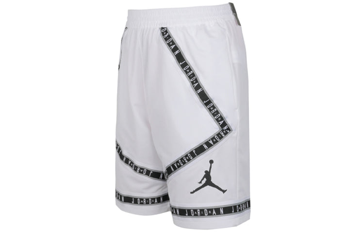 Air Jordan Alphabet Sports Basketball Shorts White AJ1109-100