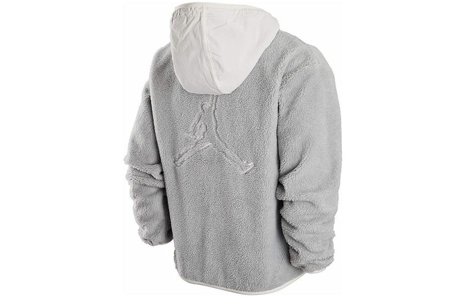 Air Jordan Brand Patch Zipper Hoodie Men's Light Blue FB1908-077