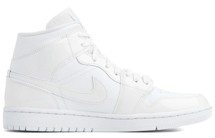 (WMNS) Air Jordan 1 Mid 'Triple White' BQ6472-100