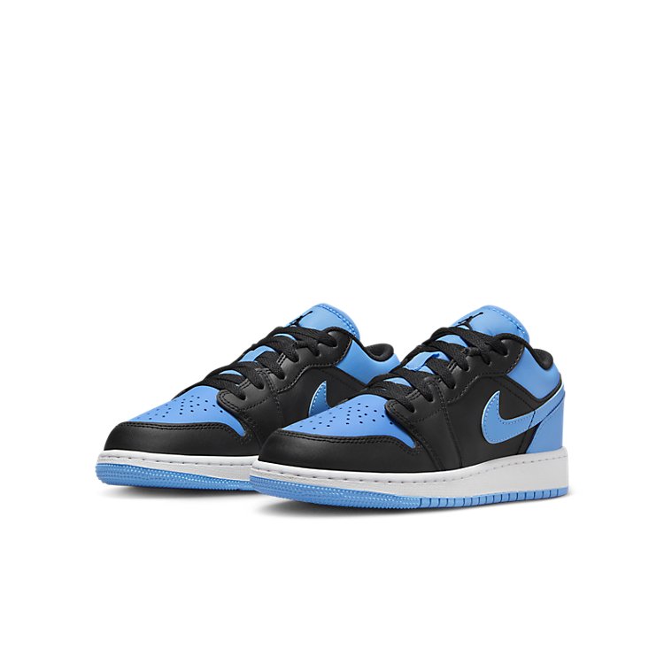 (GS) Air Jordan 1 Low 'Black University Blue' 553560-041