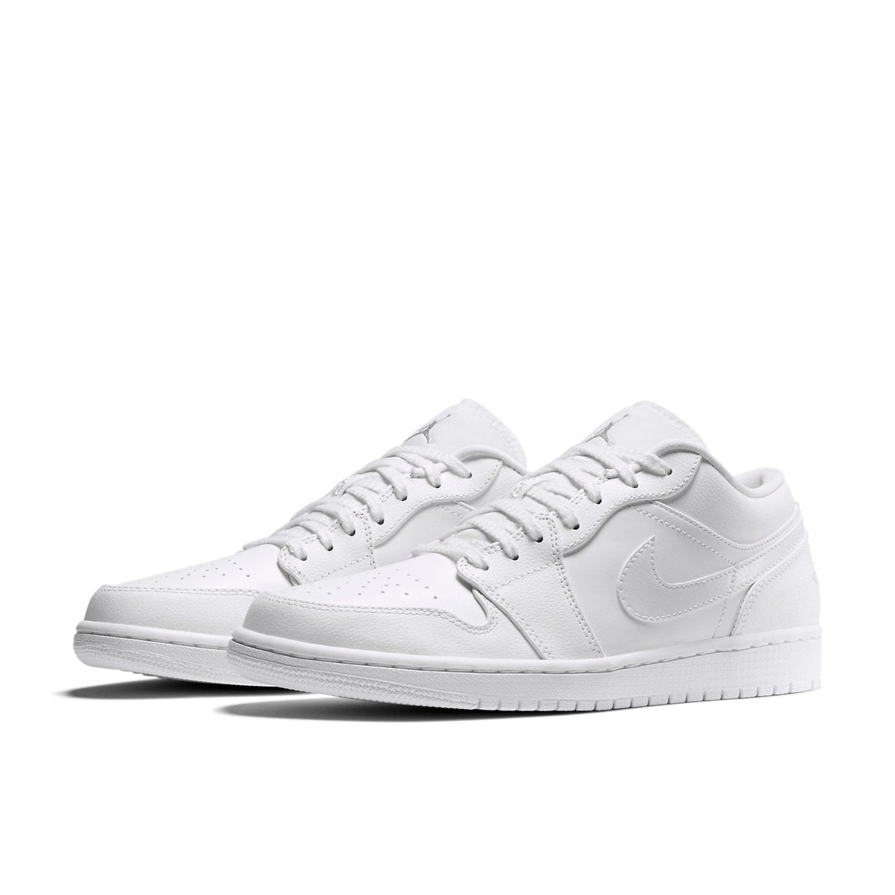 Air Jordan 1 Retro Low 'White Metallic Silver' 553558-105