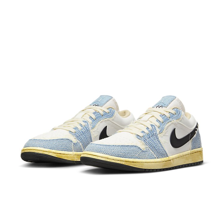 Air Jordan 1 Low SE WRMK 'Sashiko Denim' FN7670-493