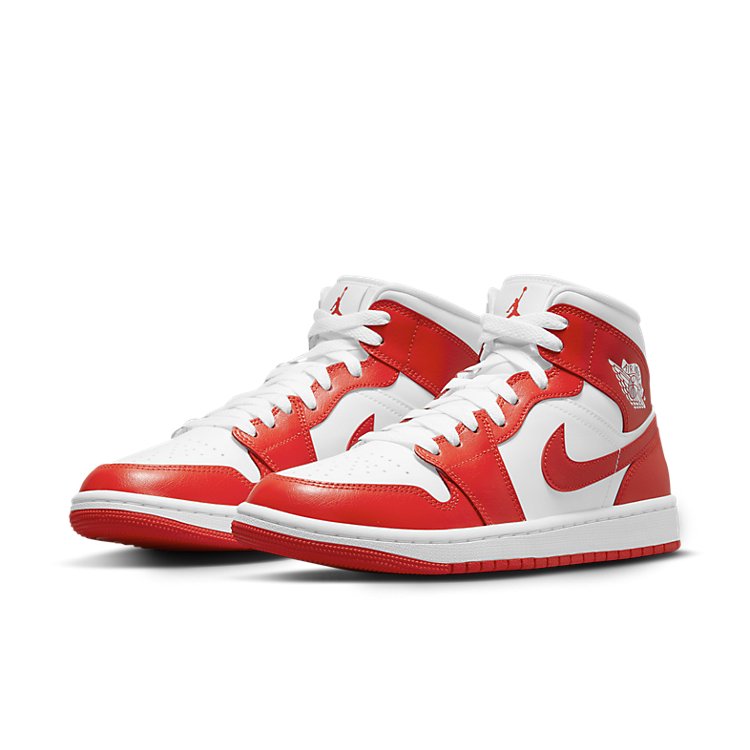 (WMNS) Air Jordan 1 Mid 'Habanero Red' BQ6472-116