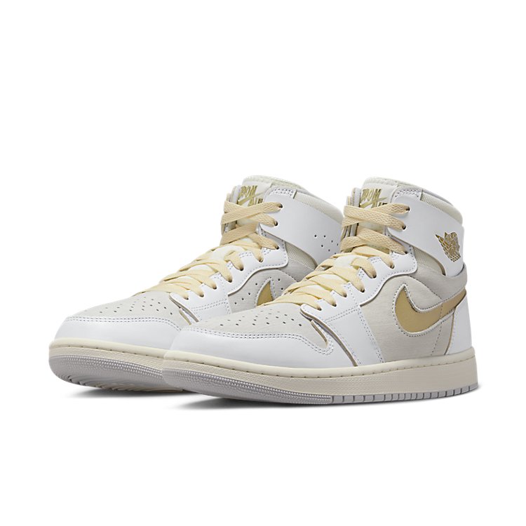 Air Jordan 1 Zoom CMFT 2 'White Metallic Gold Grey' DV1307-107